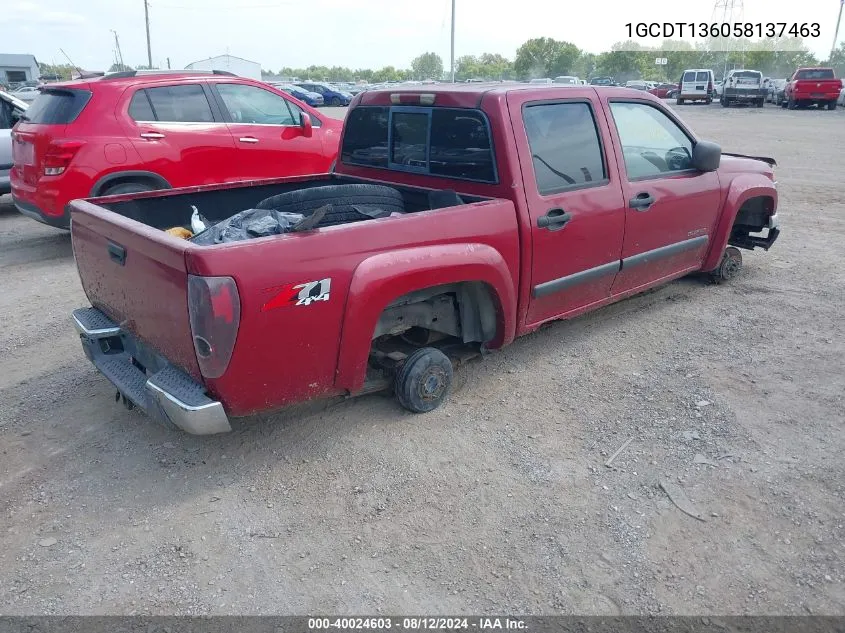 1GCDT136058137463 2005 Chevrolet Colorado Ls