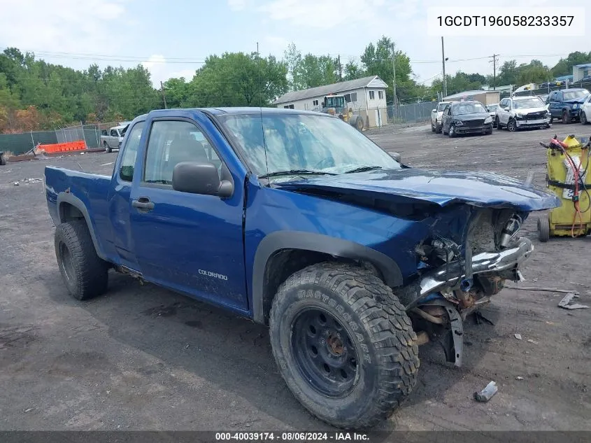 2005 Chevrolet Colorado VIN: 1GCDT196058233357 Lot: 40039174