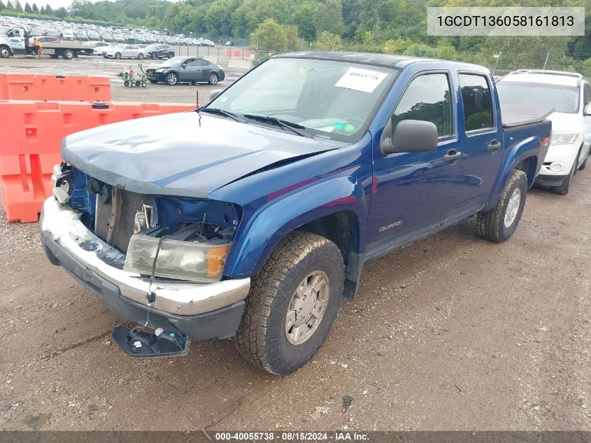 2005 Chevrolet Colorado Ls VIN: 1GCDT136058161813 Lot: 40055738