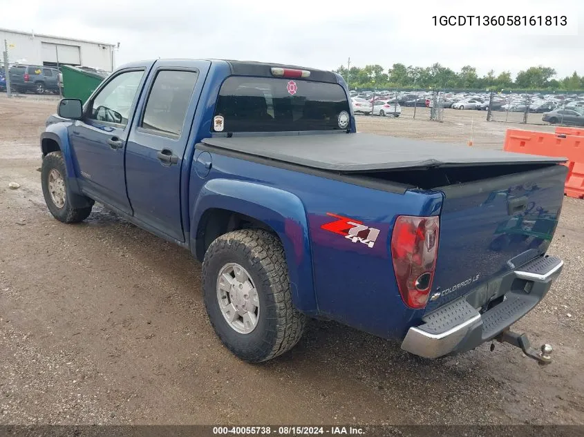 2005 Chevrolet Colorado Ls VIN: 1GCDT136058161813 Lot: 40055738