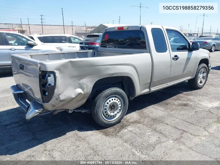 1GCCS198858279356 2005 Chevrolet Colorado