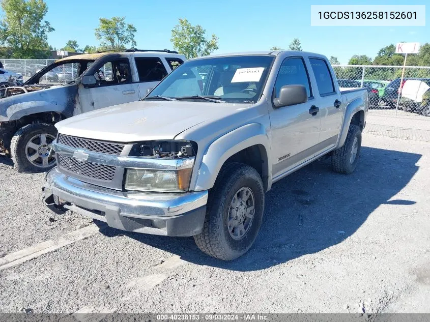 2005 Chevrolet Colorado Ls VIN: 1GCDS136258152601 Lot: 40238153