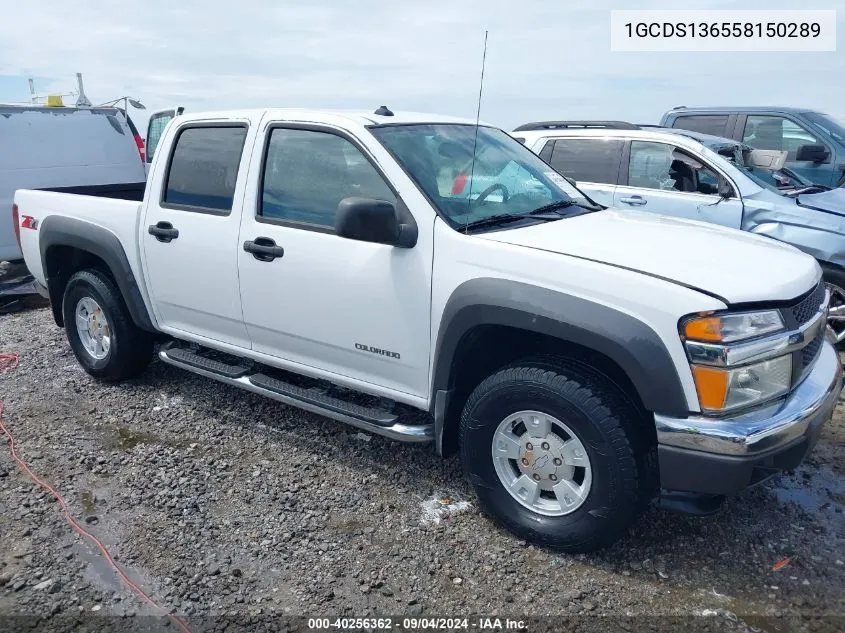 2005 Chevrolet Colorado Ls VIN: 1GCDS136558150289 Lot: 40256362