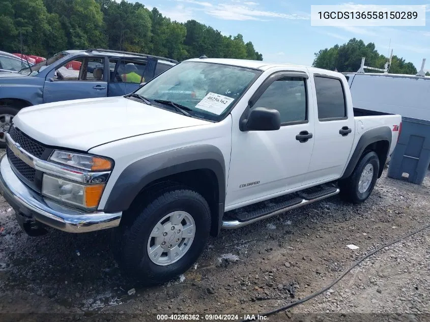 1GCDS136558150289 2005 Chevrolet Colorado Ls