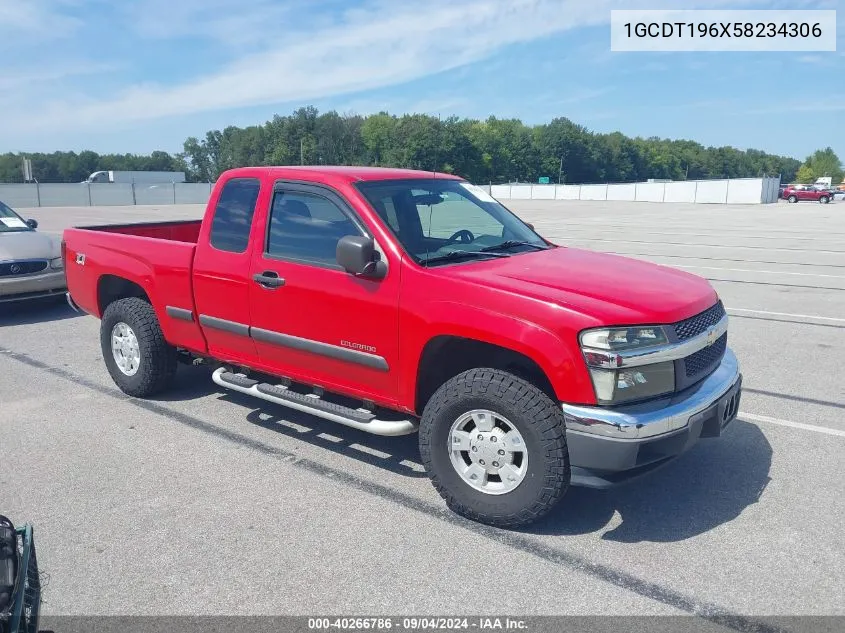 2005 Chevrolet Colorado Ls VIN: 1GCDT196X58234306 Lot: 40266786