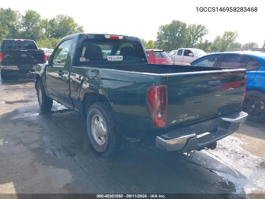 2005 Chevrolet Colorado Ls VIN: 1GCCS146958283468 Lot: 40301550