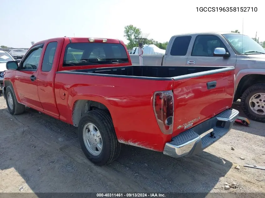 1GCCS196358152710 2005 Chevrolet Colorado