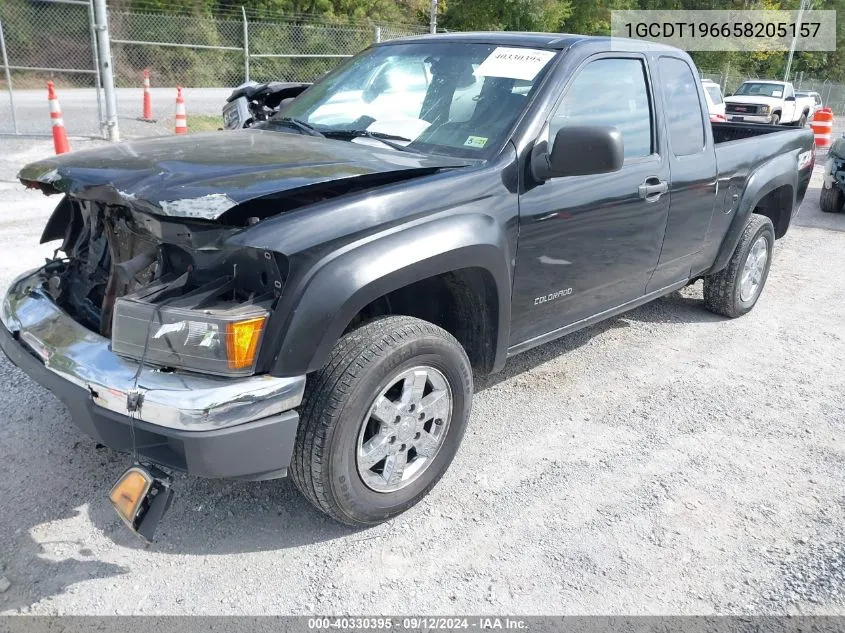 2005 Chevrolet Colorado Ls VIN: 1GCDT196658205157 Lot: 40330395