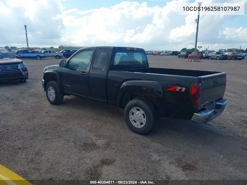 1GCDS196258107987 2005 Chevrolet Colorado