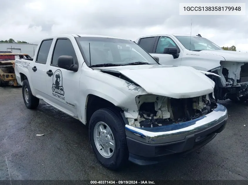 1GCCS138358179948 2005 Chevrolet Colorado Ls