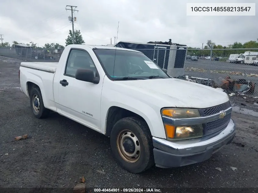 2005 Chevrolet Colorado VIN: 1GCCS148558213547 Lot: 40454901