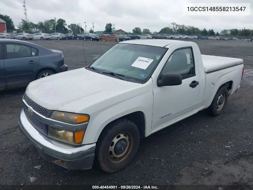 2005 Chevrolet Colorado VIN: 1GCCS148558213547 Lot: 40454901