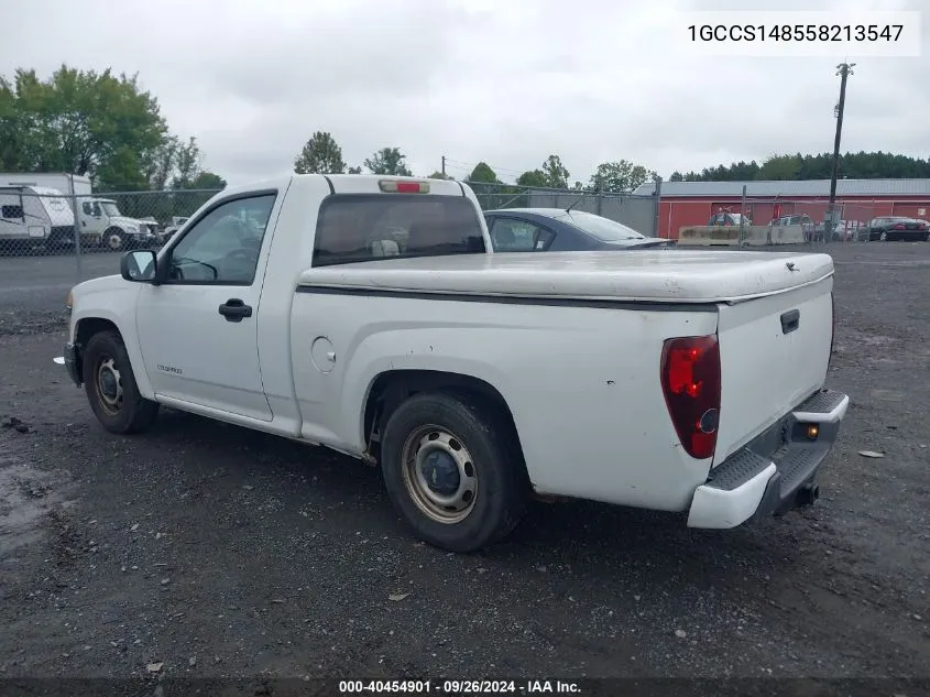 2005 Chevrolet Colorado VIN: 1GCCS148558213547 Lot: 40454901