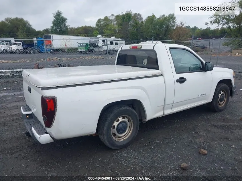 2005 Chevrolet Colorado VIN: 1GCCS148558213547 Lot: 40454901