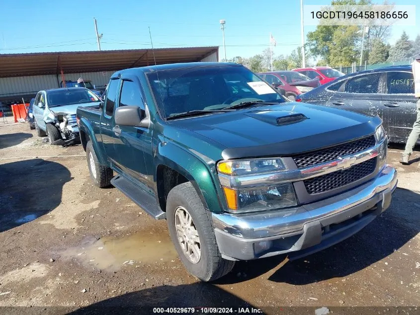 2005 Chevrolet Colorado Ls VIN: 1GCDT196458186656 Lot: 40529679