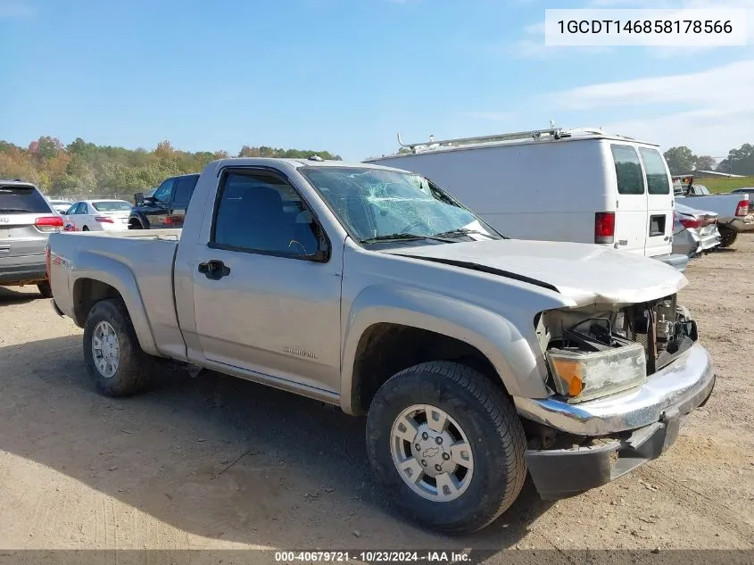 2005 Chevrolet Colorado Ls VIN: 1GCDT146858178566 Lot: 40679721