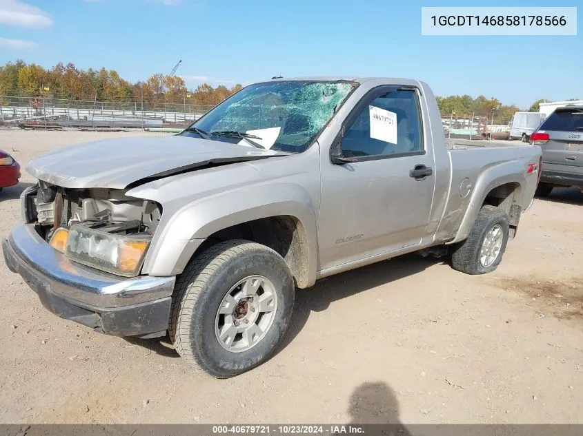 2005 Chevrolet Colorado Ls VIN: 1GCDT146858178566 Lot: 40679721