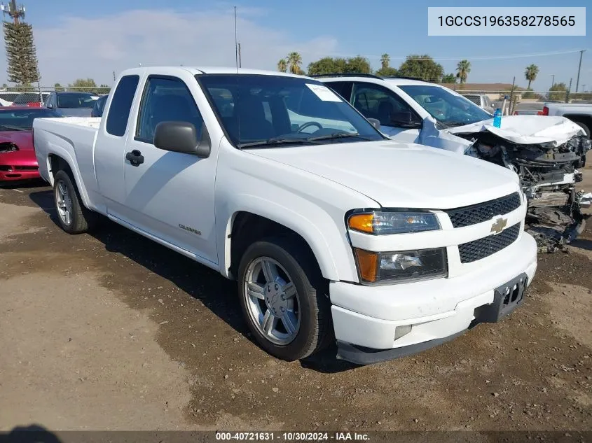 2005 Chevrolet Colorado Ls VIN: 1GCCS196358278565 Lot: 40721631