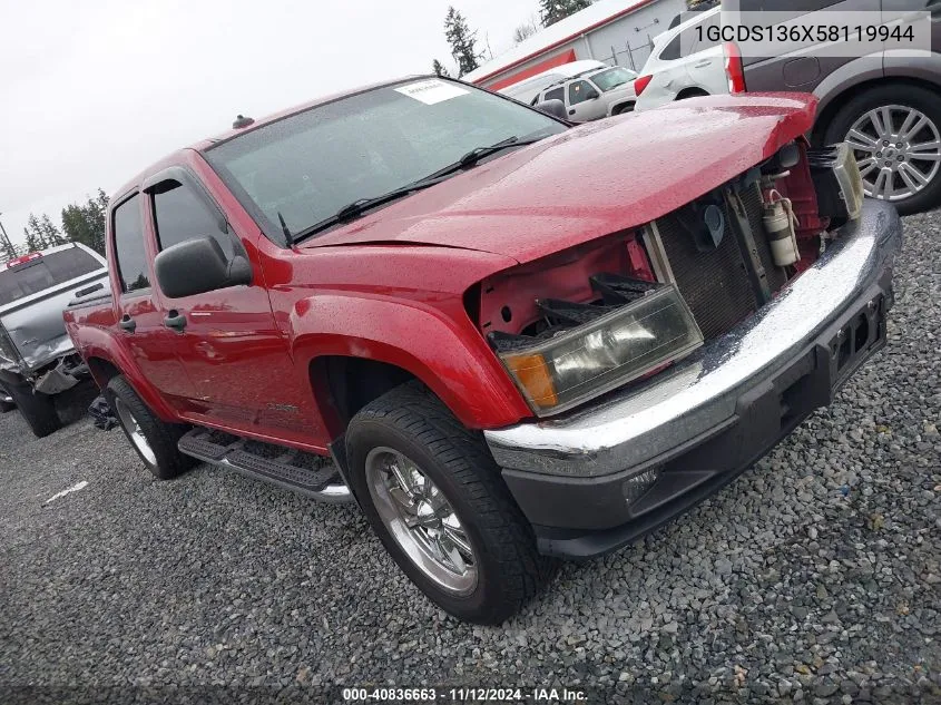 2005 Chevrolet Colorado Ls VIN: 1GCDS136X58119944 Lot: 40836663