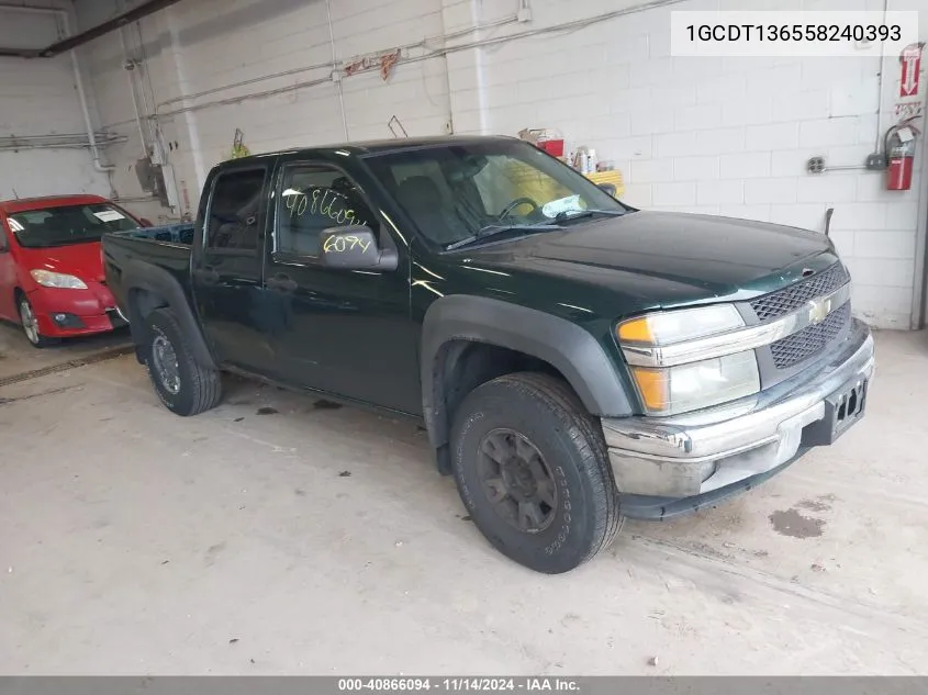 2005 Chevrolet Colorado Ls VIN: 1GCDT136558240393 Lot: 40866094