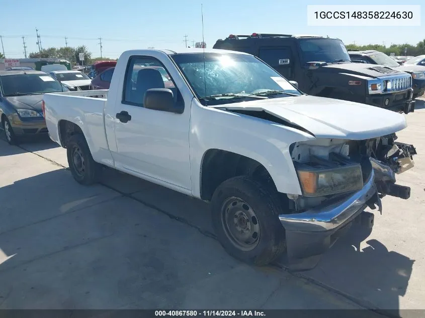 2005 Chevrolet Colorado VIN: 1GCCS148358224630 Lot: 40867580