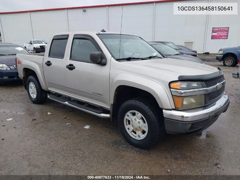 2005 Chevrolet Colorado Ls VIN: 1GCDS136458150641 Lot: 40877633