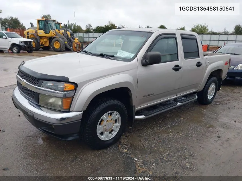 2005 Chevrolet Colorado Ls VIN: 1GCDS136458150641 Lot: 40877633