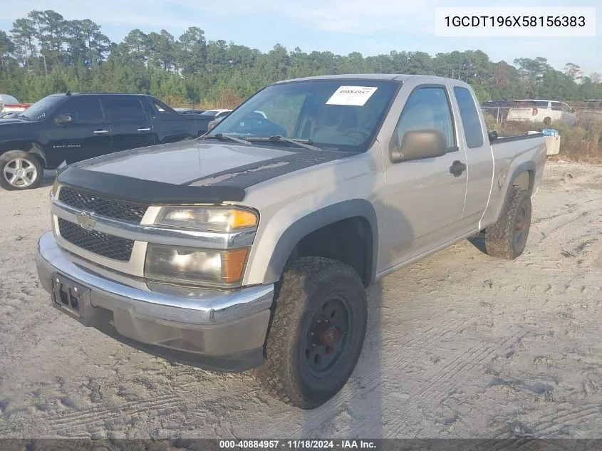 2005 Chevrolet Colorado Ls VIN: 1GCDT196X58156383 Lot: 40884957