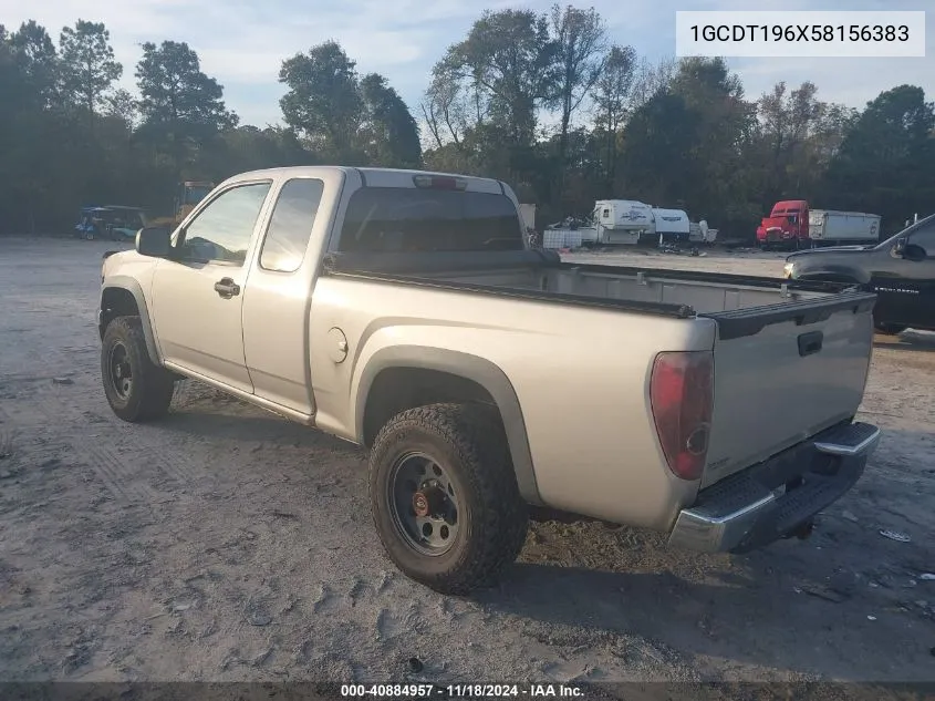 2005 Chevrolet Colorado Ls VIN: 1GCDT196X58156383 Lot: 40884957