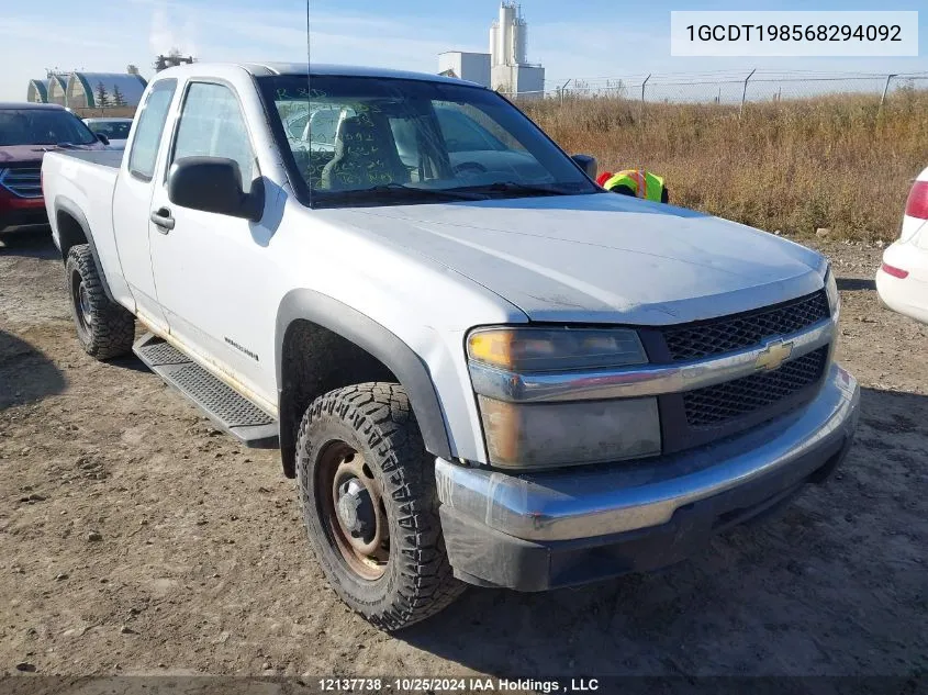 2006 Chevrolet Colorado VIN: 1GCDT198568294092 Lot: 12137738