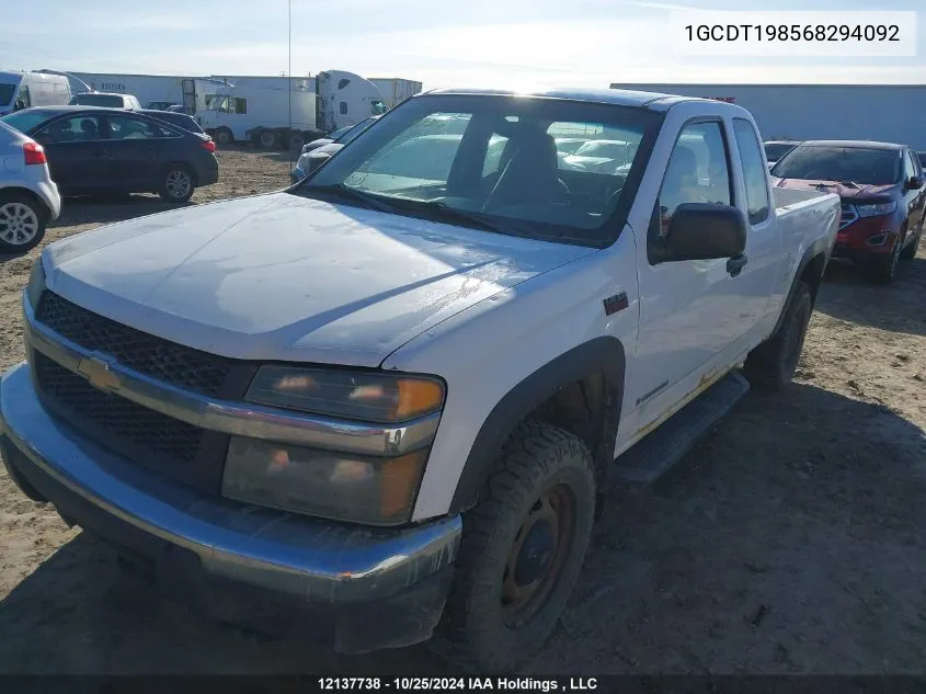 2006 Chevrolet Colorado VIN: 1GCDT198568294092 Lot: 12137738