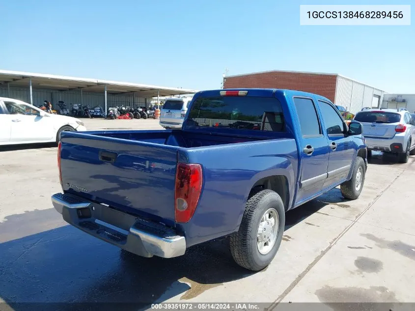 2006 Chevrolet Colorado Lt VIN: 1GCCS138468289456 Lot: 39351972