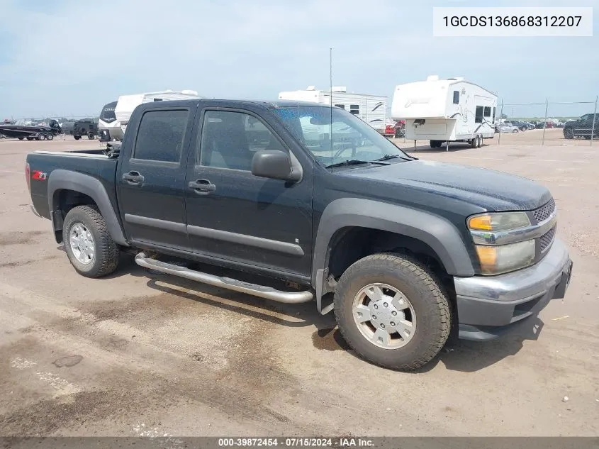 1GCDS136868312207 2006 Chevrolet Colorado Lt