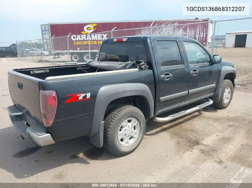 2006 Chevrolet Colorado Lt VIN: 1GCDS136868312207 Lot: 39872454