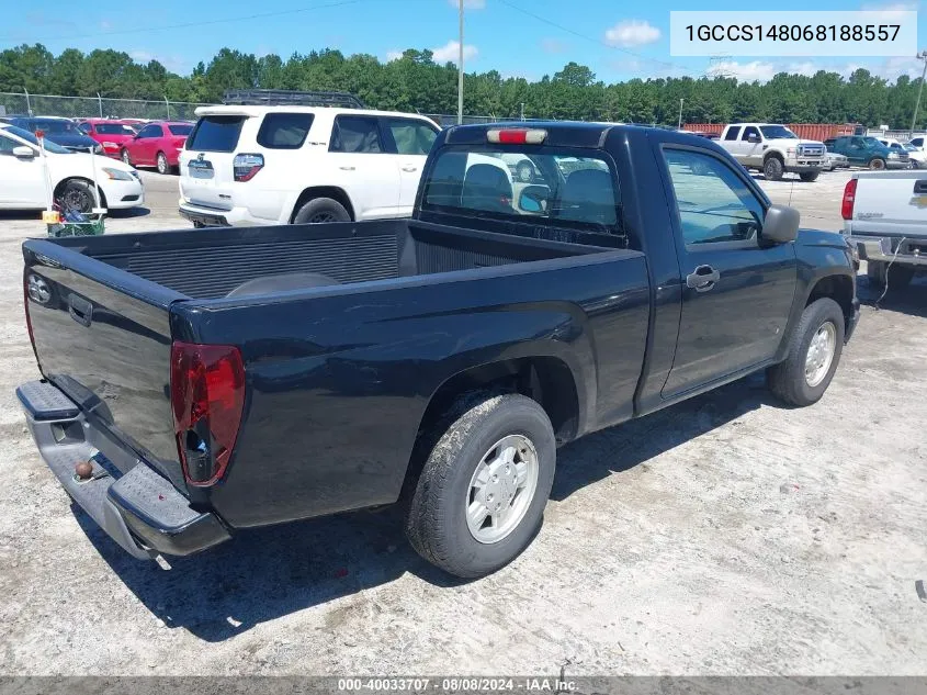 1GCCS148068188557 2006 Chevrolet Colorado Ls