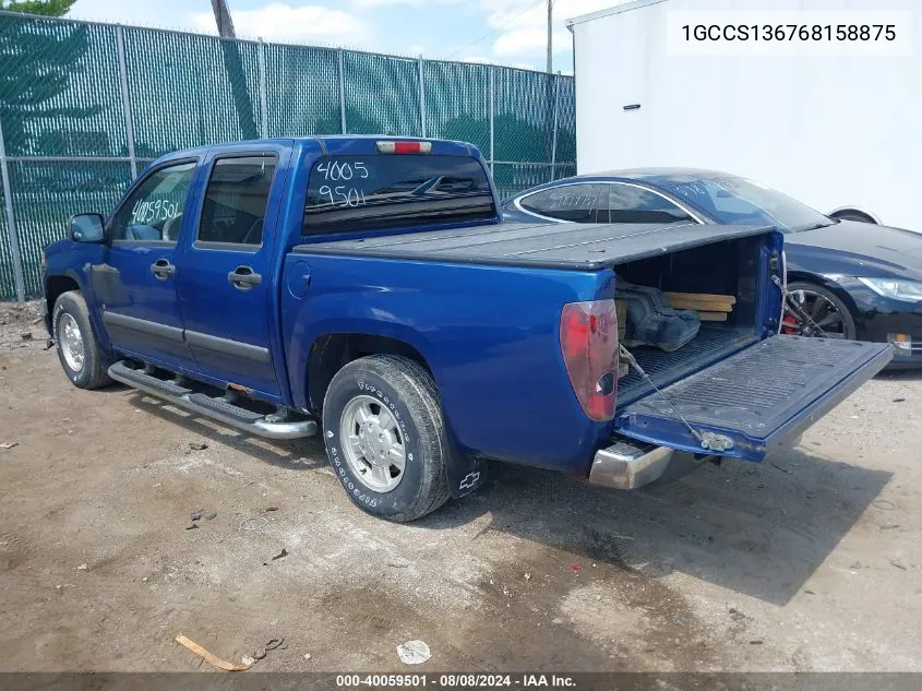 2006 Chevrolet Colorado Lt VIN: 1GCCS136768158875 Lot: 40059501