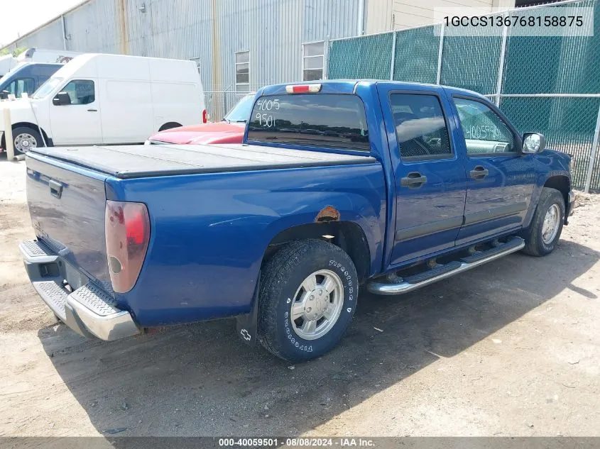 1GCCS136768158875 2006 Chevrolet Colorado Lt