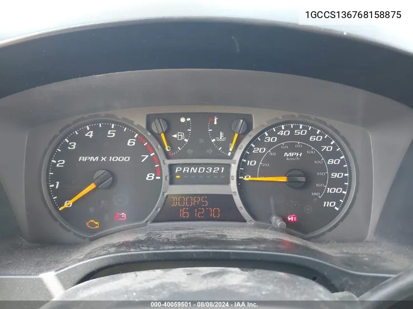 1GCCS136768158875 2006 Chevrolet Colorado Lt