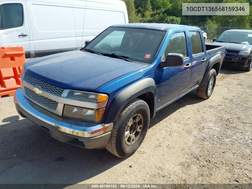 1GCDT136568159346 2006 Chevrolet Colorado Lt