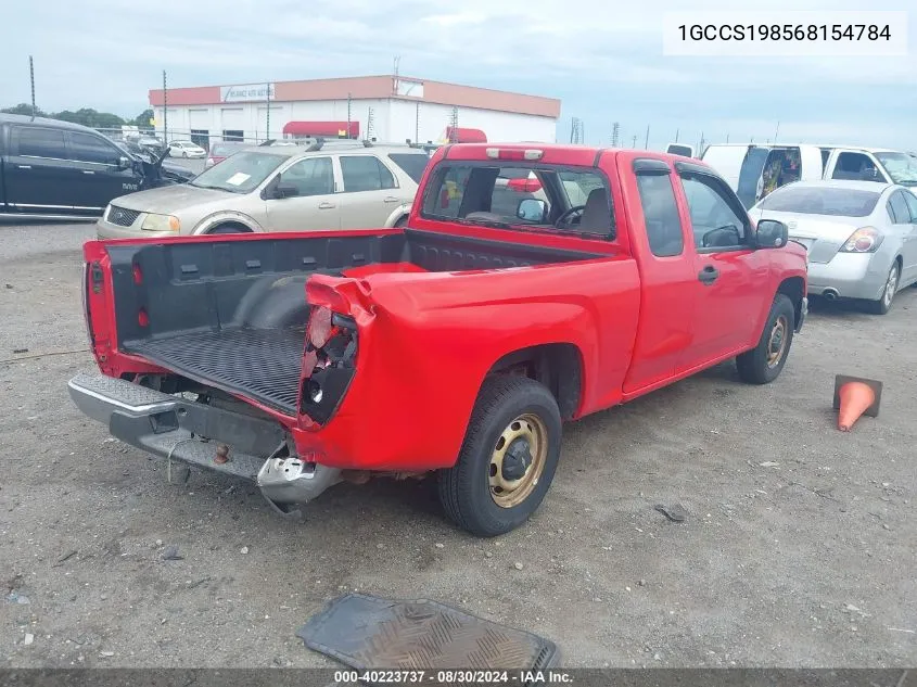 1GCCS198568154784 2006 Chevrolet Colorado Ls