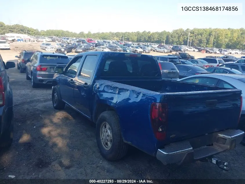 1GCCS138468174856 2006 Chevrolet Colorado Lt