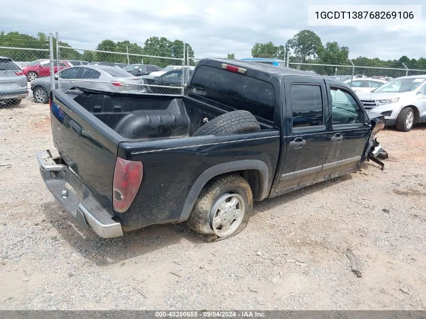 1GCDT138768269106 2006 Chevrolet Colorado