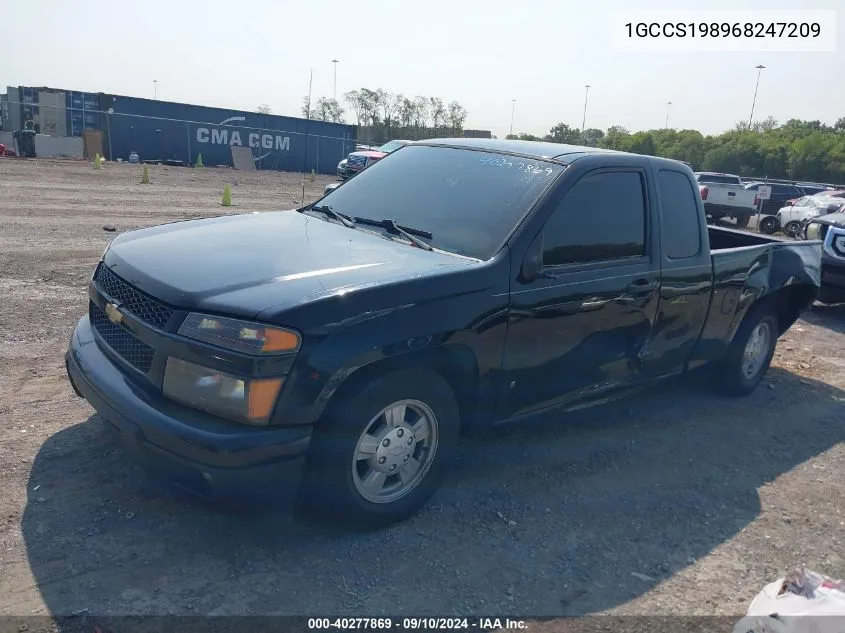 2006 Chevrolet Colorado Ls VIN: 1GCCS198968247209 Lot: 40277869