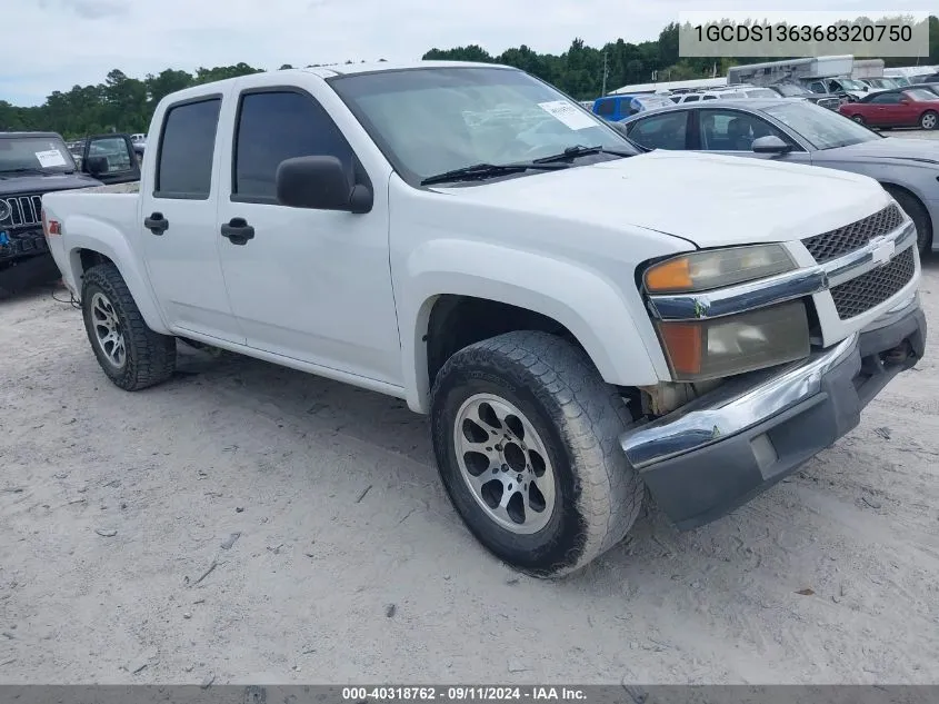 2006 Chevrolet Colorado Lt VIN: 1GCDS136368320750 Lot: 40318762