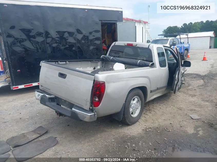 2006 Chevrolet Colorado VIN: 1GCCS196968324921 Lot: 40353782