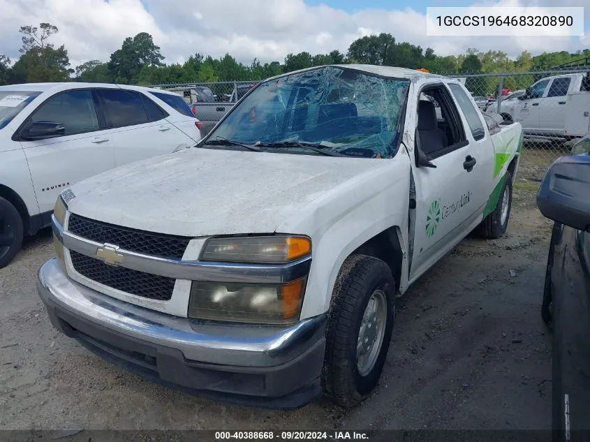 2006 Chevrolet Colorado Lt VIN: 1GCCS196468320890 Lot: 40388668