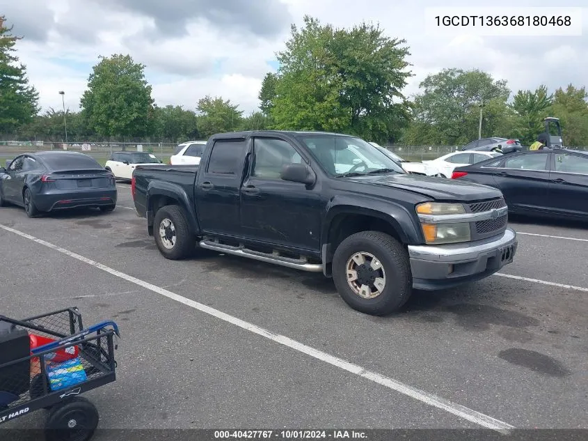 1GCDT136368180468 2006 Chevrolet Colorado Lt