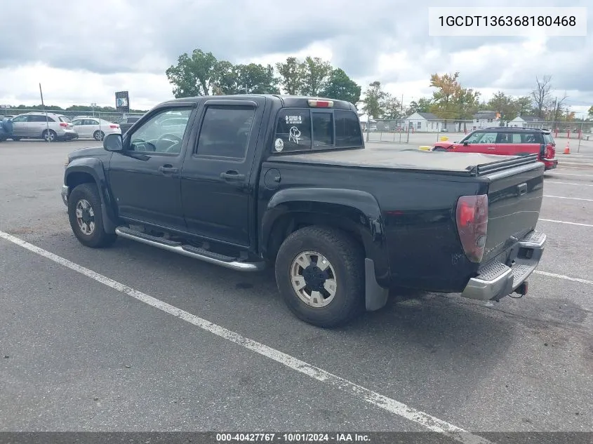 1GCDT136368180468 2006 Chevrolet Colorado Lt