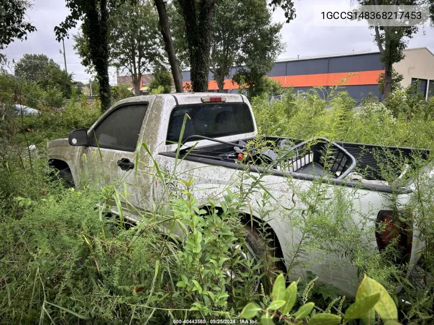 1GCCS148368217453 2006 Chevrolet Colorado