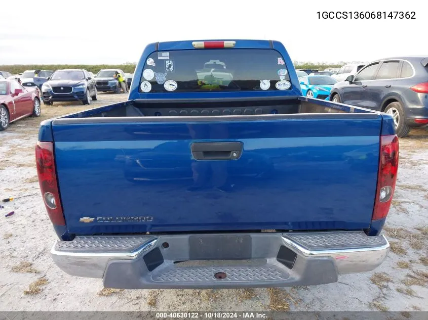 1GCCS136068147362 2006 Chevrolet Colorado Lt